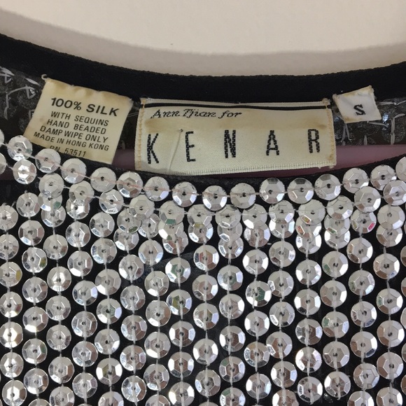 VINTAGE Sequins and Silk Leopard Print Dress - Picture 6 of 6